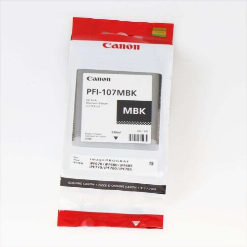 Canon PFI-107 Matte Black original tinta