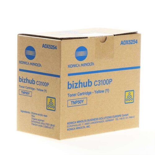Konica Minolta TNP-50Y (A0X5254) Yellow original toner