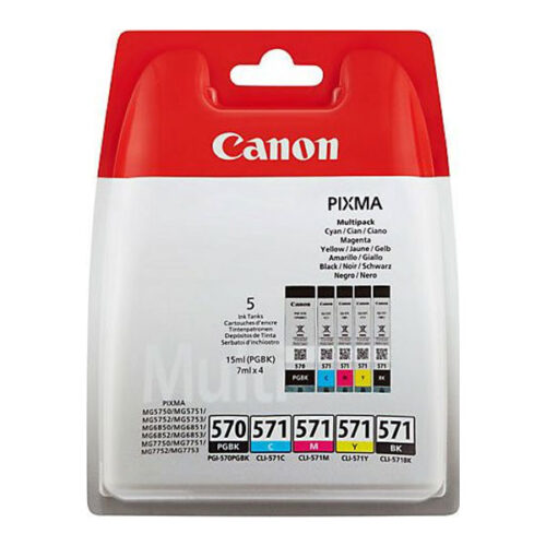 Canon PGI-570 + CL-571 BCMY multipack original tinte