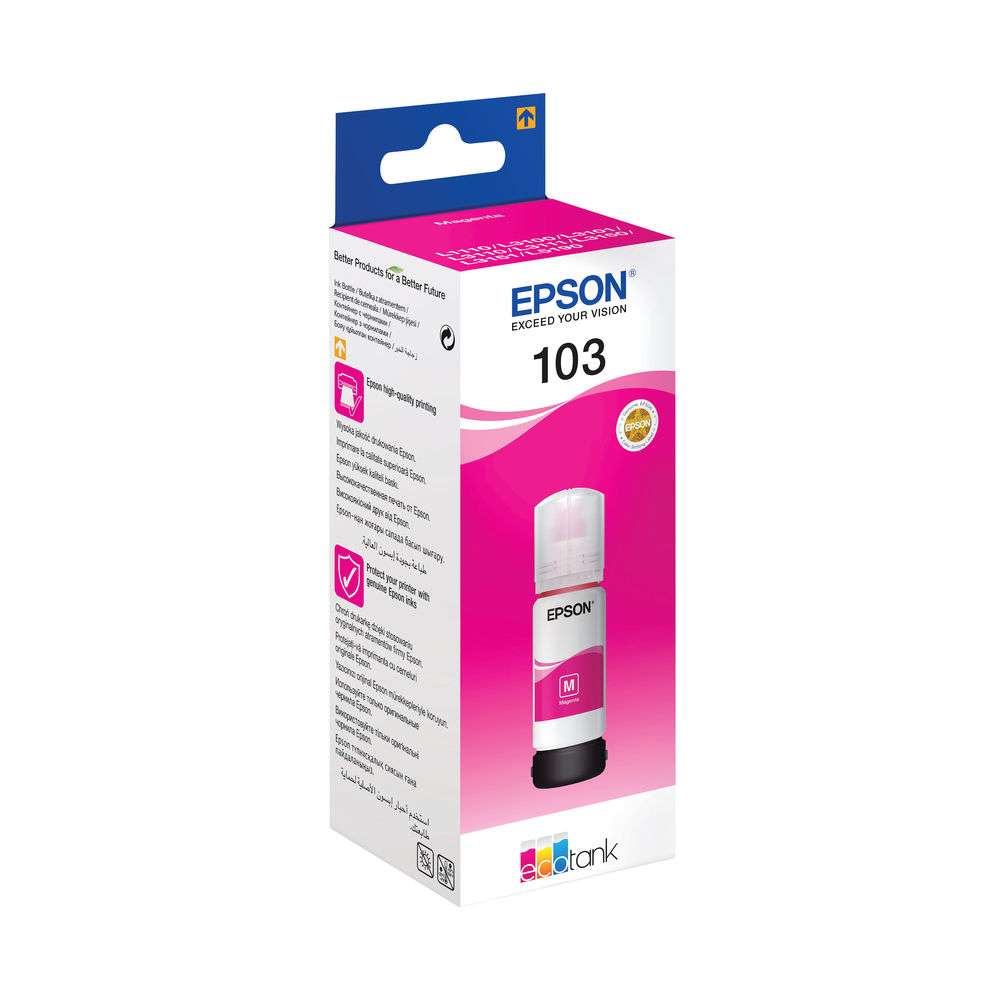 Epson EcoTank 103 (T00S34) Magenta original tinta