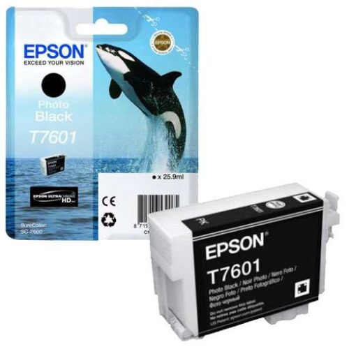 Epson T7601 Photo Black original tinta