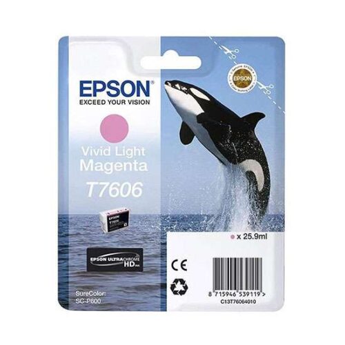 Epson T7606 Light Magenta original tinta