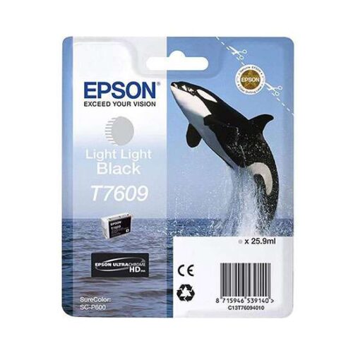 Epson T7609 Light Light Black original tinta