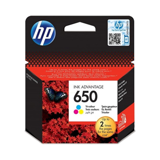 HP 650 (CZ102AE) Tricolor original tinta