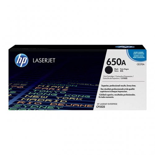 HP CE270A / 650A Black original toner
