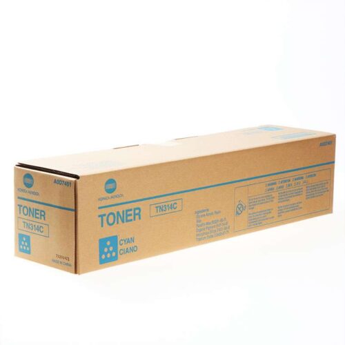Konica Minolta TN-314C (A0D7451) Cyan original toner