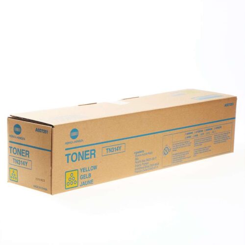 Konica Minolta TN-314Y (A0D7251) Yellow original toner