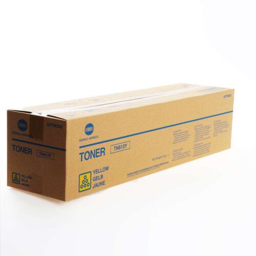 Konica Minolta TN-613Y (A0TM250) Yellow original toner