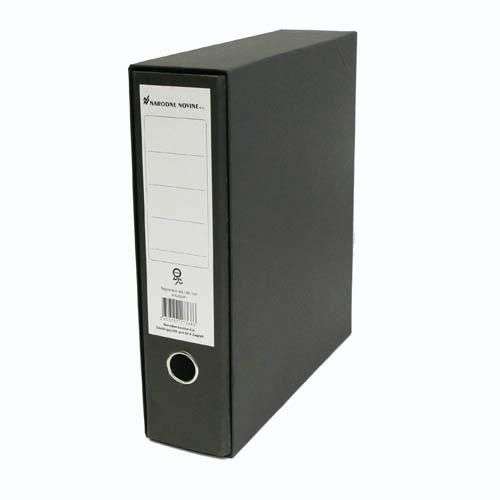 Registrator A4 široki 80mm N.N.standard crni ( u kartonu 11komada )
