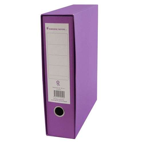 Registrator A4 široki 80mm N.N.standard ljubičasti ( u kartonu 11 komada )