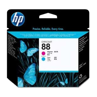 HP 88 (C9382A) Printhead Magenta & Cyan original tinta